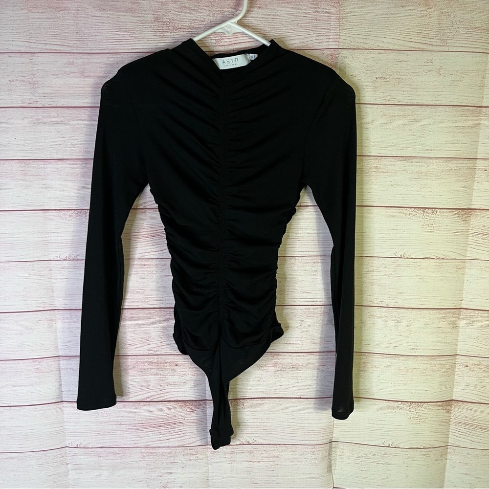 ASTR The Label Black Hollis Thong Bodysuit Size‎ XS